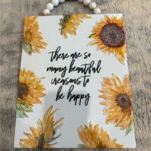 Metal sunflowerr art